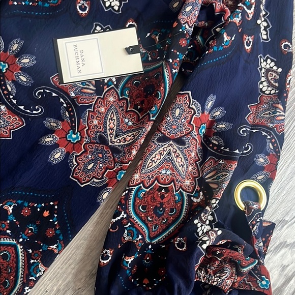 Dana Buchman Multicolored Boxy Blouse - Picture 3 of 7